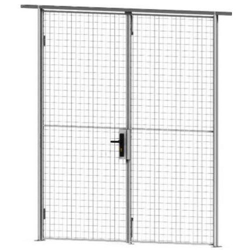 Cloison grillagée modulaire - Porte