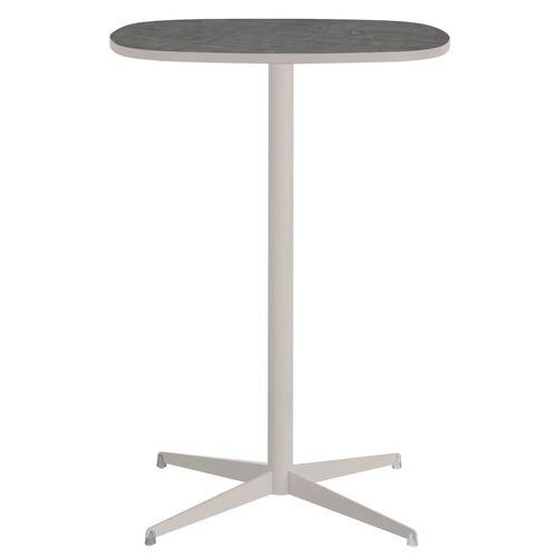 Mange debout Tamaris plateau carré bombé 80 x 80 cm - Clen Mange debout Tamaris plateau carré bombé 80 x 80 cm - Clen