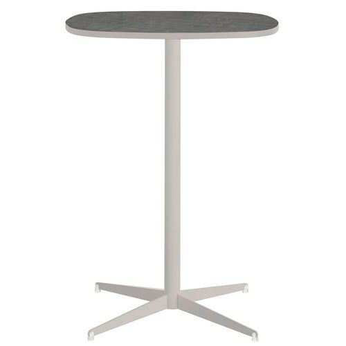 Mange debout Tamaris plateau carré bombé 80 x 80 cm - Clen Mange debout Tamaris plateau carré bombé 80 x 80 cm - Clen