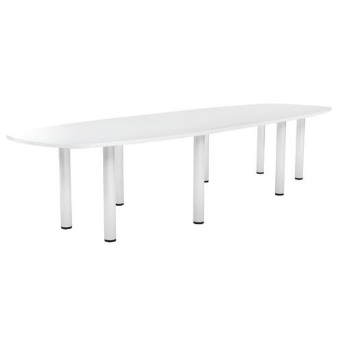 Table de réunion Elga plateau stratifié pied tulipe MBA