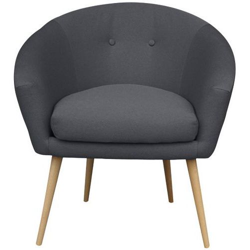 Fauteuil accueil Armand tissu polyester MMP