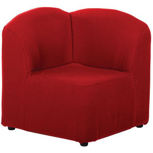 Chauffeuse accueil Bowling tissu 100% polyester non déhoussable - Manutan Expert