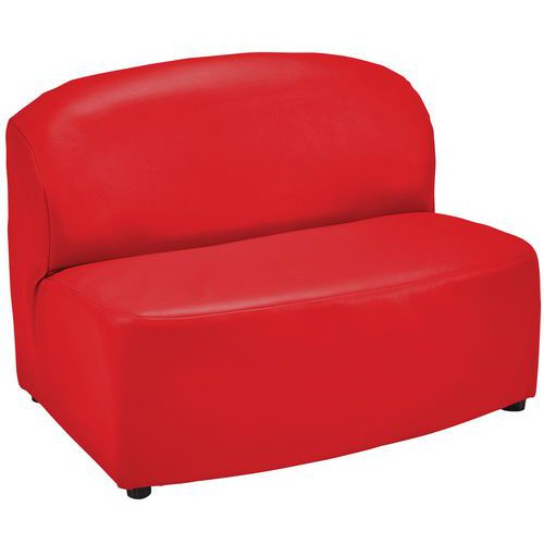 Chauffeuse accueil Bowling tissu 100% polyester déhoussable - Manutan Expert