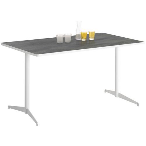 Table TAMARIS rectangulaire 140 x 80 cm