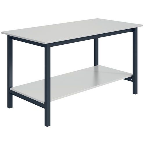 Etabli PTH plateau Multiplis Hêtre 24 mm avec plancher mélaminé Sofame Etabli PTH plateau Multiplis Hêtre 24 mm avec plancher mélaminé Sofame
