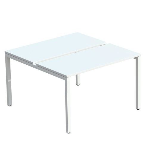Bureau droit 2 places Bench Easy Office Paperflow