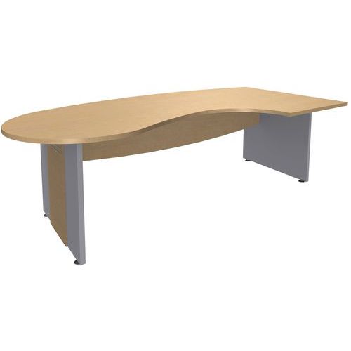 Bureau convivial pieds panneaux Quatuor - Manutan Expert