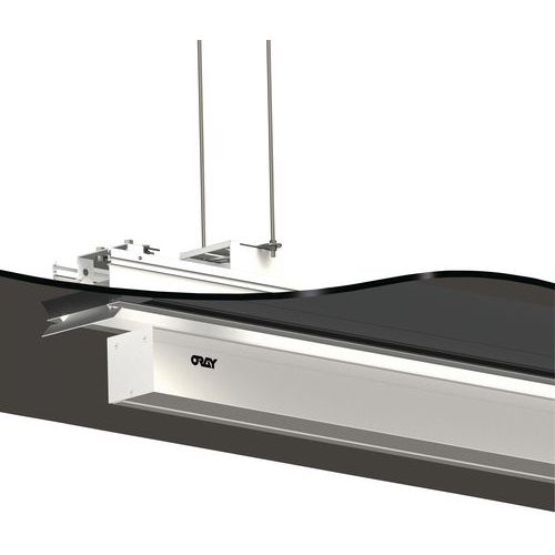 Ecran électrique Squar'HC encastrable cadré noir - Oray