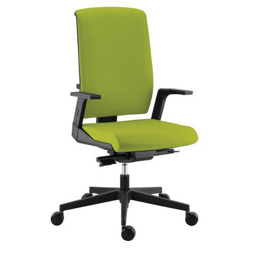 Fauteuil de bureau haut dossier tissu M1Tela Sokoa Fauteuil de bureau haut dossier tissu M1Tela Sokoa