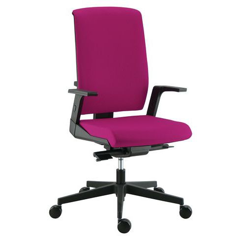 Fauteuil de bureau haut dossier tissu M1Tela Sokoa Fauteuil de bureau haut dossier tissu M1Tela Sokoa