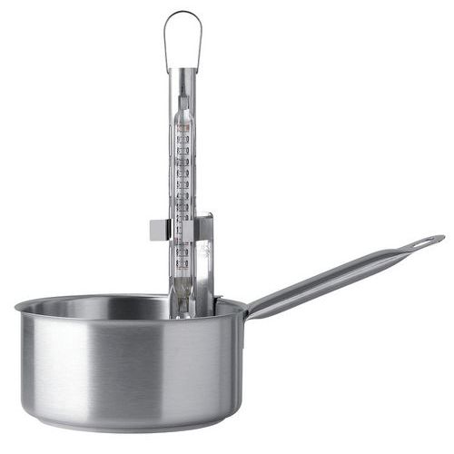 Support thermomètre inox