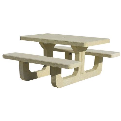 Table bancs béton Rio