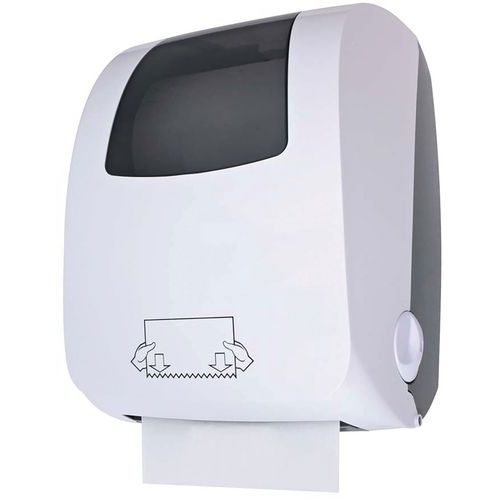 Distributeur essuie-mains papier JVD Cleantech à coupe automatique