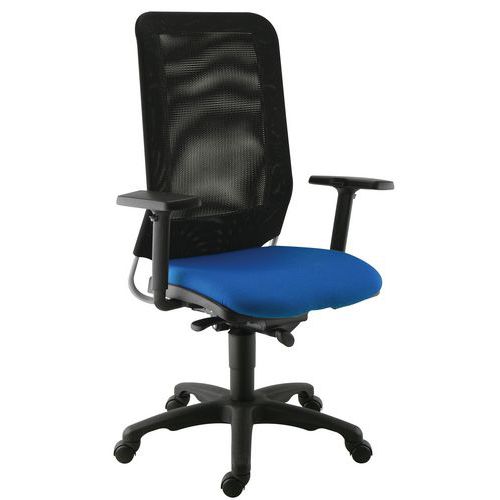 Fauteuil de bureau piètement noir Diaz Sokoa