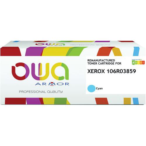 Toner remanufacturé Xerox 106R0385 - Cyan - OWA Toner remanufacturé Xerox 106R0385 - Cyan - OWA