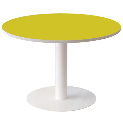 Table de réunion Easy Office ronde plateau coloris Uni Paperflow