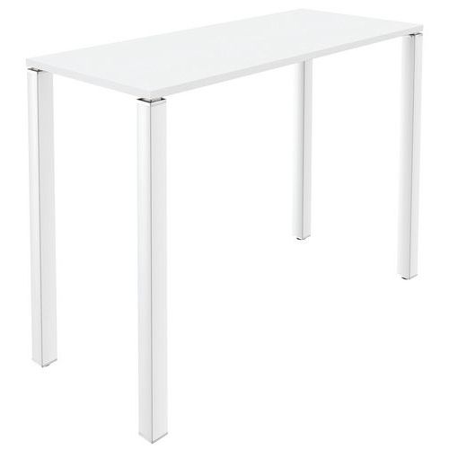 Table de réunion haute 120x80 Lounge 4 pieds Simmob