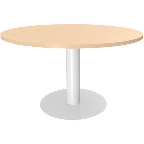 Table de réunion Azari ronde pied central