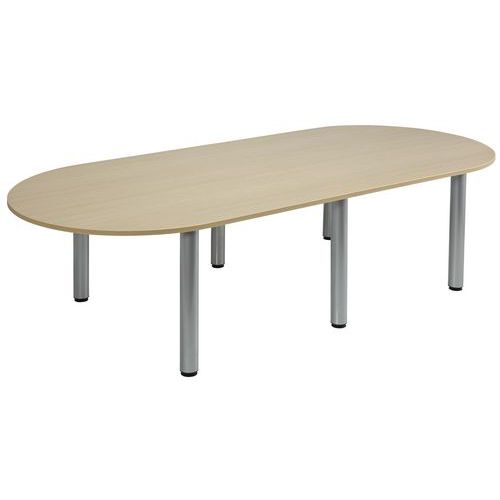 Table Ovale Conseil 4, 6 ou 8 pieds tube