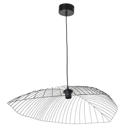 Suspension Leaf Ø80 en métal filaire noir