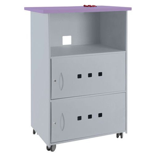 Desserte mobile Igor 2 portes fermées