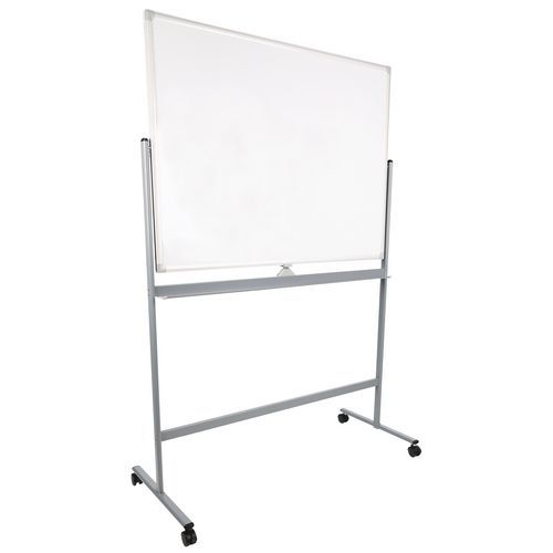 Tableau blanc magnétique laqué mobile et réversible - Manutan Expert