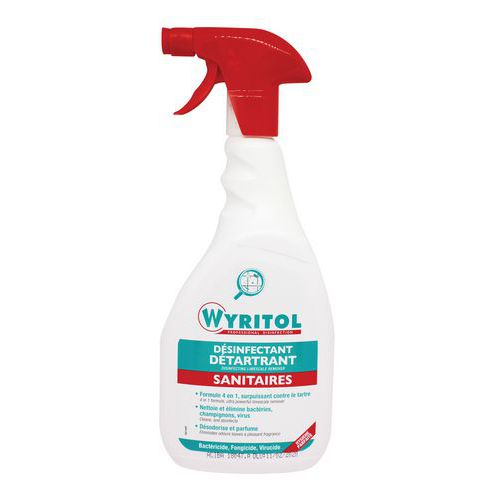 Wyritol désinfectant détartrant sanitaires 750 ml