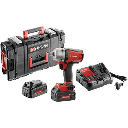 Cle a chocs compacte 18V + 2 batteries 5Ah - Facom Cle a chocs compacte 18V + 2 batteries 5Ah - Facom