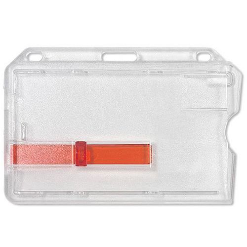 Porte-badge extraction facile pour une carte - Lot de 100 - Sogedex