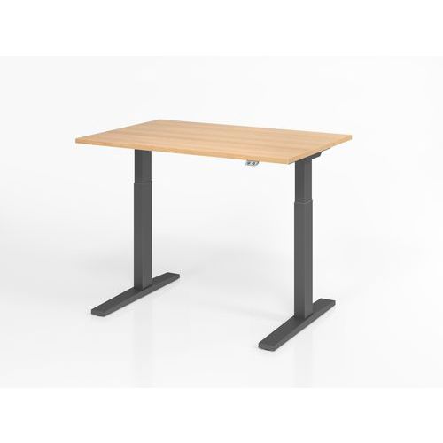 Bureau assis-debout série XMKA - 120x80 cm - Hammerbacher