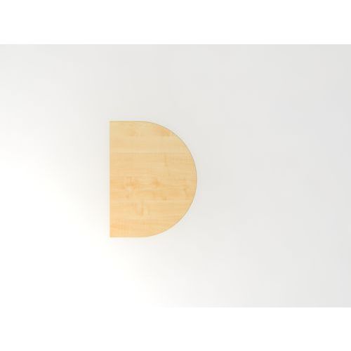 Extension de table demi-cercle série J - 60x80 cm - Hammerbacher