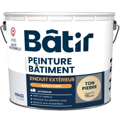 Crépi extérieur 15 kg - Batir Crépi extérieur 15 kg - Batir