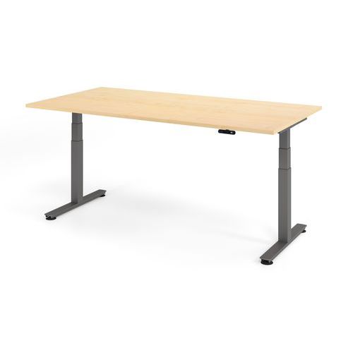 Bureau assis-debout série XDSM - 200x100 cm - Hammerbacher