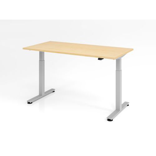 Bureau assis-debout série XMST - 160x80 cm - Hammerbacher