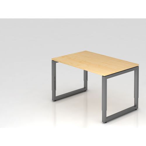 Bureau avec pieds en O carré - 120x80 cm - Hammerbacher