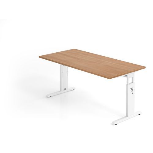 Bureau avec piètement en C - 160x80 cm - Hammerbacher