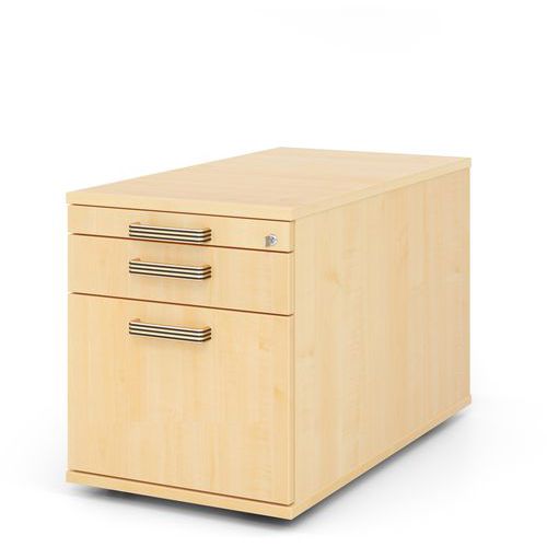 Caisson mobile archives à poignées striées - P 80cm - Hammerbacher