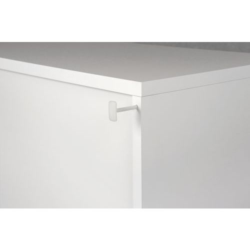 Étagère cadre ouvert et socle à 2 portes - 2 niveaux - Hammerbacher