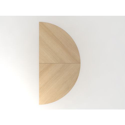 Extension de bureau - Pied réglable argent - 160x80cm - Hammerbacher