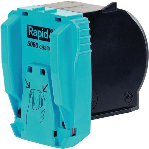 Cassette d'agrafes Rapid pour agrafeuse R5080. Boîte