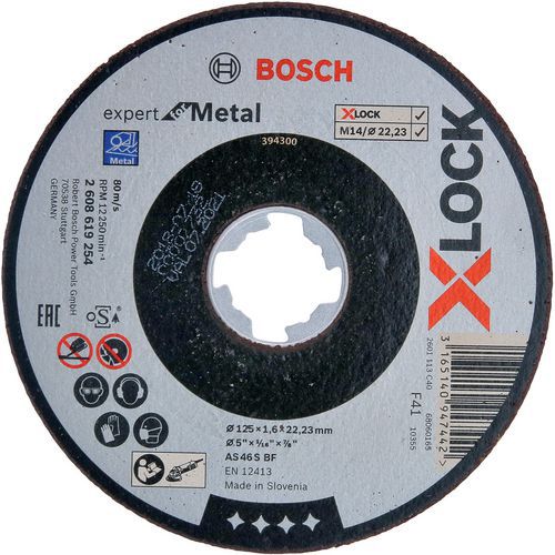 Disques à tronçonner X-lock Expert for Metal - Bosch