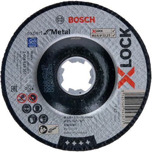 Disques à tronçonner X-lock Expert for Metal - Bosch