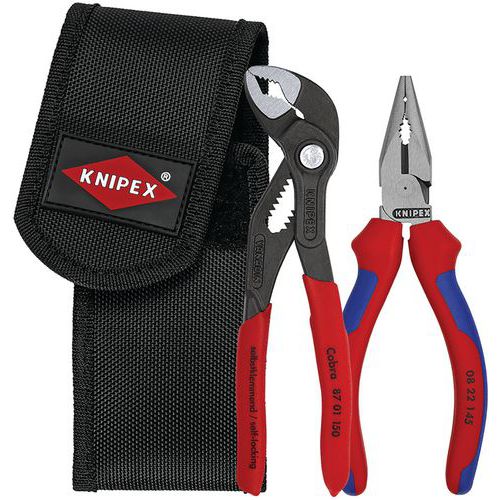 Jeu de pinces multiprise cobra et pince universelle - Knipex Jeu de pinces multiprise cobra et pince universelle - Knipex