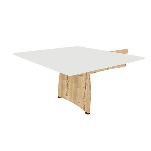 Extension 125x120cm pour table Blanc Timber ENSEMBLE