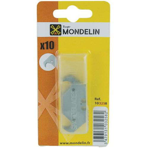 Kit de lames crochet pour couteau sur carte_Mondelin