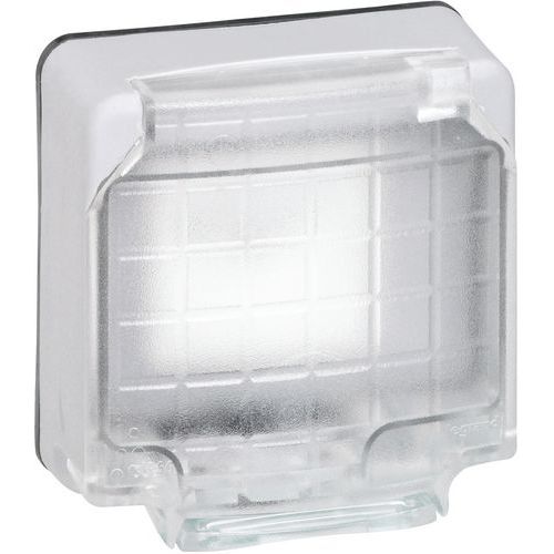 LEGRAND - Adaptateur double module avec volet de protection