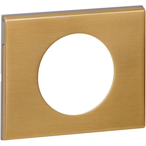 LEGRAND - Plaque bronze doré pour montage double sens
