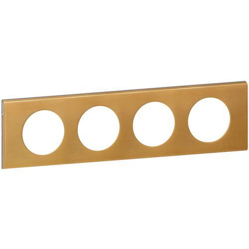 LEGRAND - Plaque bronze doré pour montage double sens