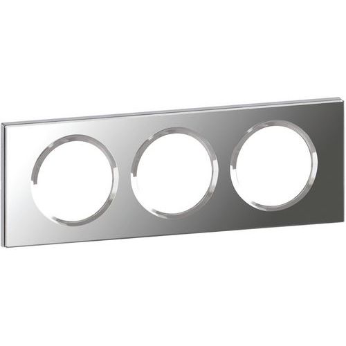 LEGRAND - Plaque verre bi-matière à clipser