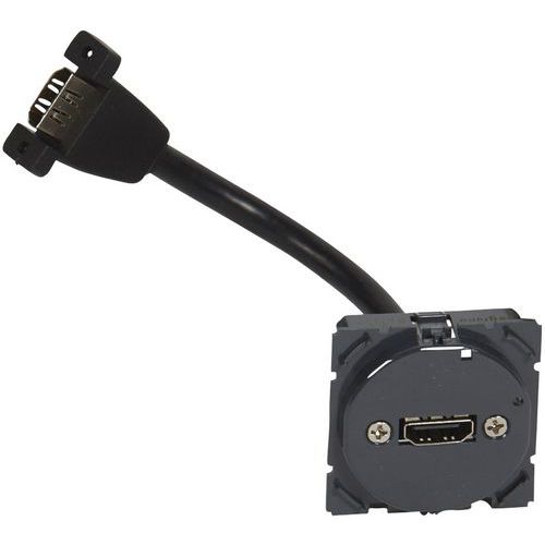 Prise HDMI type A Céliane - pré-connectorisée - Legrand